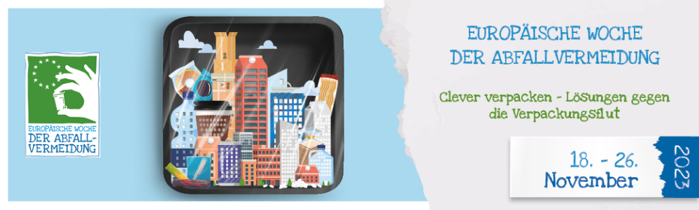 Plakat Europäische Woche der Abfallvermeidung 2023
